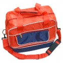 BOLSA ZAPATILLERO MEDIANA MINITEAM COLOR ROJO MARINO VIVO BLANCO SOFTEE