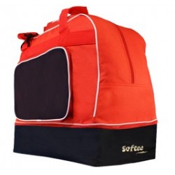 BOLSA ZAPATILLERO GRANDE TEAM COLOR ROJO/MARINO VIVO BLANCO SOFTEE