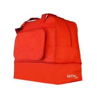 BOLSA ZAPATILLERO GRANDE TEAM COLOR ROJO VIVO ROJO SOFTEE