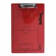 CARPETA TACTICA VELEDA REVERSIBLE FUTBOL - ROJO, GRANDE