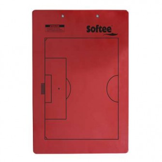 CARPETA TACTICA VELEDA REVERSIBLE FUTBOL - ROJO, GRANDE