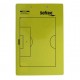 CARPETA TACTICA VELEDA REVERSIBLE FUTBOL - GRANDE, AMARILLO