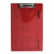 CARPETA TACTICA VELEDA REVERSIBLE BALONCESTO - ROJO, GRANDE