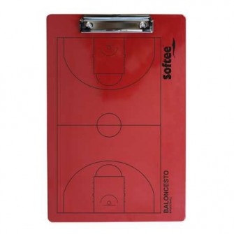 CARPETA TACTICA VELEDA REVERSIBLE BALONCESTO - ROJO, GRANDE