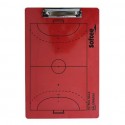 CARPETA TACTICA VELEDA REVERSIBLE FUTBOL SALA/BALONMANO - GRANDE, ROJO