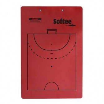 CARPETA TACTICA VELEDA REVERSIBLE FUTBOL SALA/BALONMANO - GRANDE, ROJO