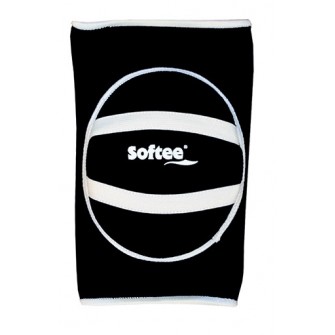 RODILLERA/CODERA ACOLCHADA SOFTEE COLOR NEGRO TALLA SENIOR