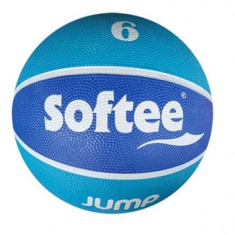 BALÓN BALONCESTO NYLON SOFTEE JUMP - CELESTE/ROYAL, 6