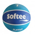 BALÓN BALONCESTO NYLON SOFTEE JUMP - CELESTE/ROYAL, 7