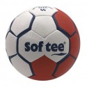 BALÓN BALONMANO SOFTEE FLASH - ROJO/BLANCO, 44CM