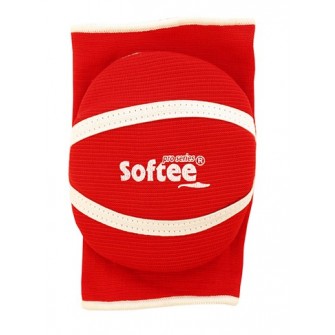 RODILLERA/CODERA ACOLCHADA SOFTEE COLOR ROJO TALLA SENIOR