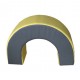 FIGURA ARCO 80X60X30 CM - AMARILLO/GRIS, 80X60X30 CM