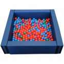 PISCINA CUADRADA LLENADO PELOTAS, 150 X 150 X 40 CM ALTO X 15 CM ANCHO