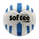 BALÓN FUTBOL HÍBRIDO SOFTEE MAX - BLANCO/AZUL, FUTBOL 7