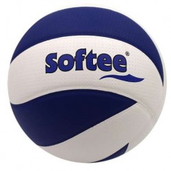 BALÓN VOLEY SOFTEE TORNADO - VÓLEY, BLANCO/AZUL