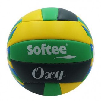 BALÓN VOLEY SOFTEE OXY COLOR VERDE/AMARILLO TALLA VÓLEY