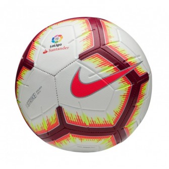 NIKE BALON LIGA LFP STRIKE 2018-2019 WHITE/PINK FLASH/TEAM RED