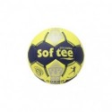 BALÓN BALONMANO SOFTEE SUPER FLASH - AMARILLO FLUOR/MARINO, 56CM