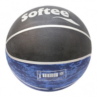 BALÓN BALONCESTO SOFTEE NYLON MONSTER 3X3 - 3X3, NEGRO/AZUL