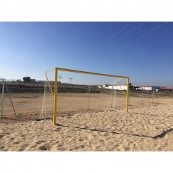 JUEGO PORTERÍAS FÚTBOL-PLAYA METALICAS 100 MM