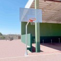 JGO CANASTAS ANTIVANDALICAS MINIBASKET NEW TUBO 114 MM GALVANIZADAS -INCLUYE AROS, REDES Y TABLEROS-