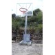 JGO CANASTAS GALVANIZADAS MINIBASKET DELUXE MONOTUBO TRASLADABLES 2 RUEDAS CON CARRO -SIN TABLEROS, 