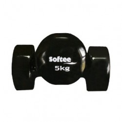 JUEGO PESAS VINILO SOFTEE - 5 KG, NEGRO