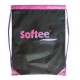 GYMSACK SOFTEE CON RED COLOR NEGRO/FUCSIA/VIOLETA TALLA UNICA