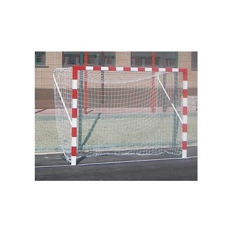 JUEGO PORTERÍAS F.SALA/BALONMANO METÁLICAS FIJAS 80X80MM