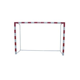 JUEGO PORTERÍAS F.SALA/BALONMANO MADERA TRASLADABLES 80X80MM CON BASE DE TUBO REDONDO