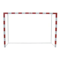 JUEGO PORTERÍAS F.SALA/BALONMANO MADERA TRASLADABLES 80X80MM CON BASE 80X40MM