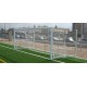 JUEGO PORTERÍAS ALUMINIO FÚTBOL 7 90 MM ABATIBLES CON ARQUILLOS LACADOS