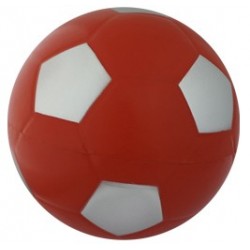 PELOTA FOAM RECUBRIMIENTO PIEL ELEFANTE 190 MM-DECORADA FUTBOL