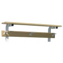 PERCHERO CON ESTANTE SUPERIOR 1MT