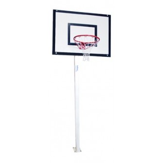 JUEGO CANASTAS MINIBASKET DELUXE MONOTUBO TUBO 100 FJAS CON BASE PARA ANCLAJE -SIN TABLERO NI ARO-