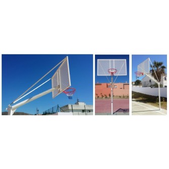 JUEGO CANASTAS ANTIVANDALICAS BALONCESTO 114 mm -INCLUYE AROS, REDES Y TABLEROS-