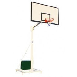 JUEGO CANASTAS BALONCESTO DELUXE MONOTUBO TUBO 100 TRASLADABLE 2 RUEDAS CON CARRO  -SIN TABLERO, ARO