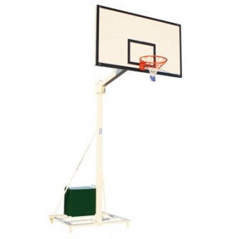 JUEGO CANASTAS BALONCESTO DELUXE MONOTUBO TUBO 100 TRASLADABLE 2 RUEDAS CON CARRO  -SIN TABLERO, ARO