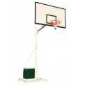 JUEGO CANASTAS BALONCESTO DELUXE MONOTUBO TUBO 100 TRASLADABLE 2 RUEDAS CON CARRO  -SIN TABLERO, ARO