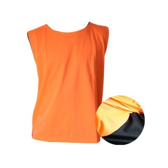 PETO REVERSIBLE JUNIOR NARANJA-NEGRO