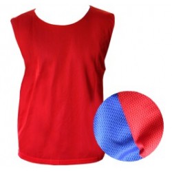 PETO REVERSIBLE JUNIOR AZUL-ROJO