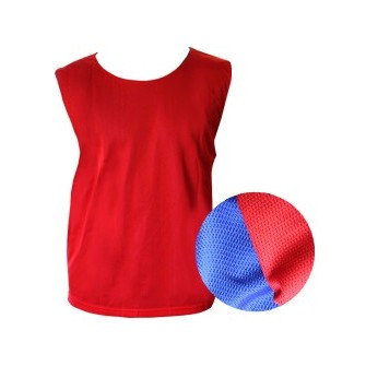 PETO REVERSIBLE JUNIOR AZUL-ROJO