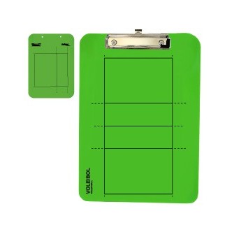 CARPETA TACTICA VELEDA VERDE VOLEIBOL REVERSIBLE