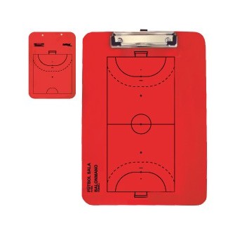 CARPETA TACTICA VELEDA ROJA  FUTBOL-SALA/BALONMANO REVERSIBLE