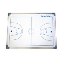 PIZARRA MAGNÉTICA CERCO DE ALUMINIO 45 X 60 CM BALONCESTO