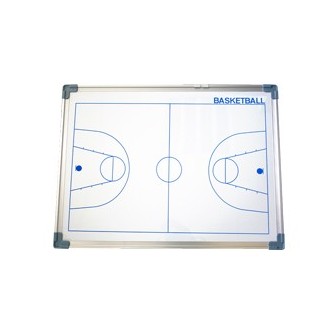 PIZARRA MAGNÉTICA CERCO DE ALUMINIO 45 X 60 CM BALONCESTO