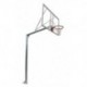 JGO CANASTAS GALVANIZADAS BALONCESTO MONOTUBO NEW TUBO 114 MM FIJAS CON BASE ANCLAJE-SIN TABLERO,ARO