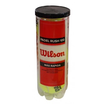 bote 3 pelotas padel wilson rush 100