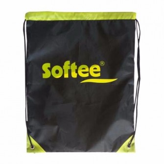 GYMSACK SOFTEE BASIC COLOR NEGRO/AMARILLO/VERDE TALLA UNICA