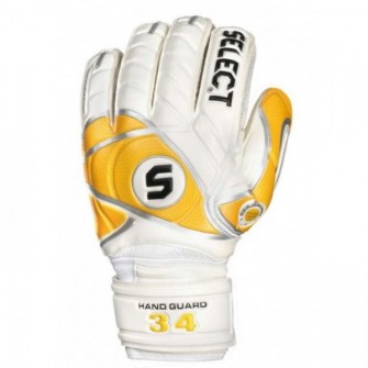 Guantes portero (protección) color blanco/oro talla 7